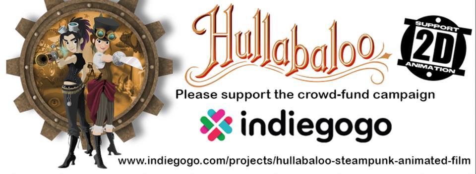 2D Animation Hullabaloo on Indiegogo James Lopez Disney Animator on Steampunk Animated Short