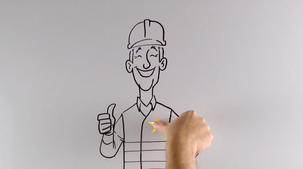 Whiteboard Video for Emerson Process Management Smart Meter Verification Carbon8 Agency and Worker Studio Animation