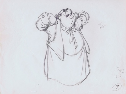 Tony from Disney's Lady and the Tramp by Animator John Lousnbery