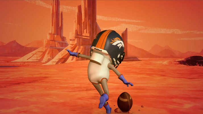 Worker Studio's CosmoNut Kicks a Field Goal on Mars, United In Orange for Broncos Super Bowl 2014