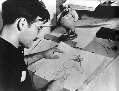 Bill Tytla Animating Stromboli from Disney's Pinocchio Animated Performances