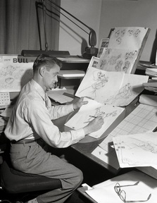 John Lounsbery Animating Tony Disney's Lady and the Tramp